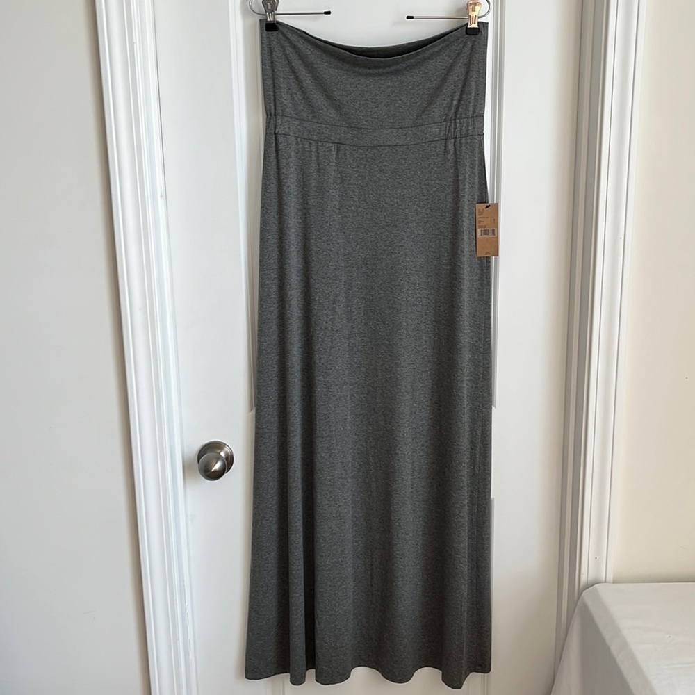 Cremieux “Cassie” Maxi Skirt - Small - Flowy Comfy - Graphite Gray